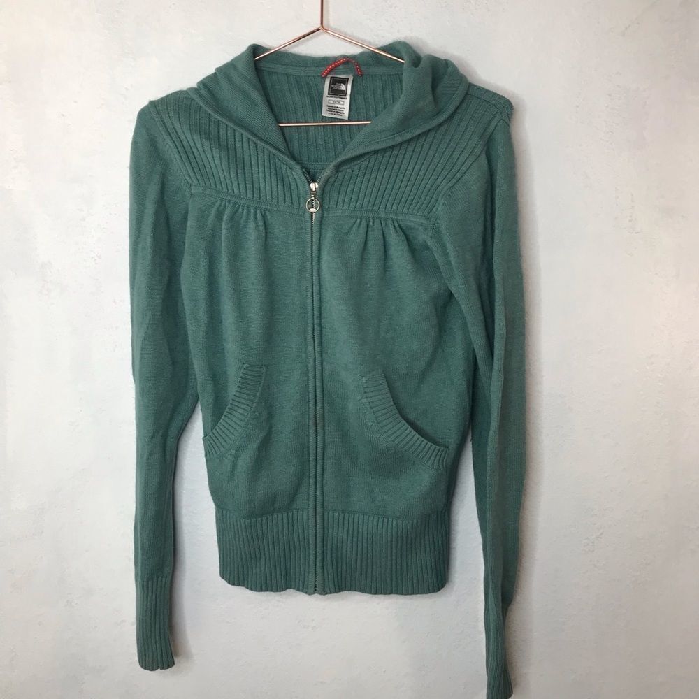 The north face zip hoodie sweater